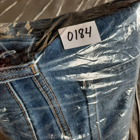 Old Navy O.G. Straight High Rise Jeans Womens Size 14 Cozy Lined - Picture 12 of 12